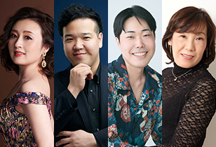 ソプラノ：盛田麻央／テノール：紀野洋孝／バリトン：松浦宗梧／ピアノ：森裕子 画像